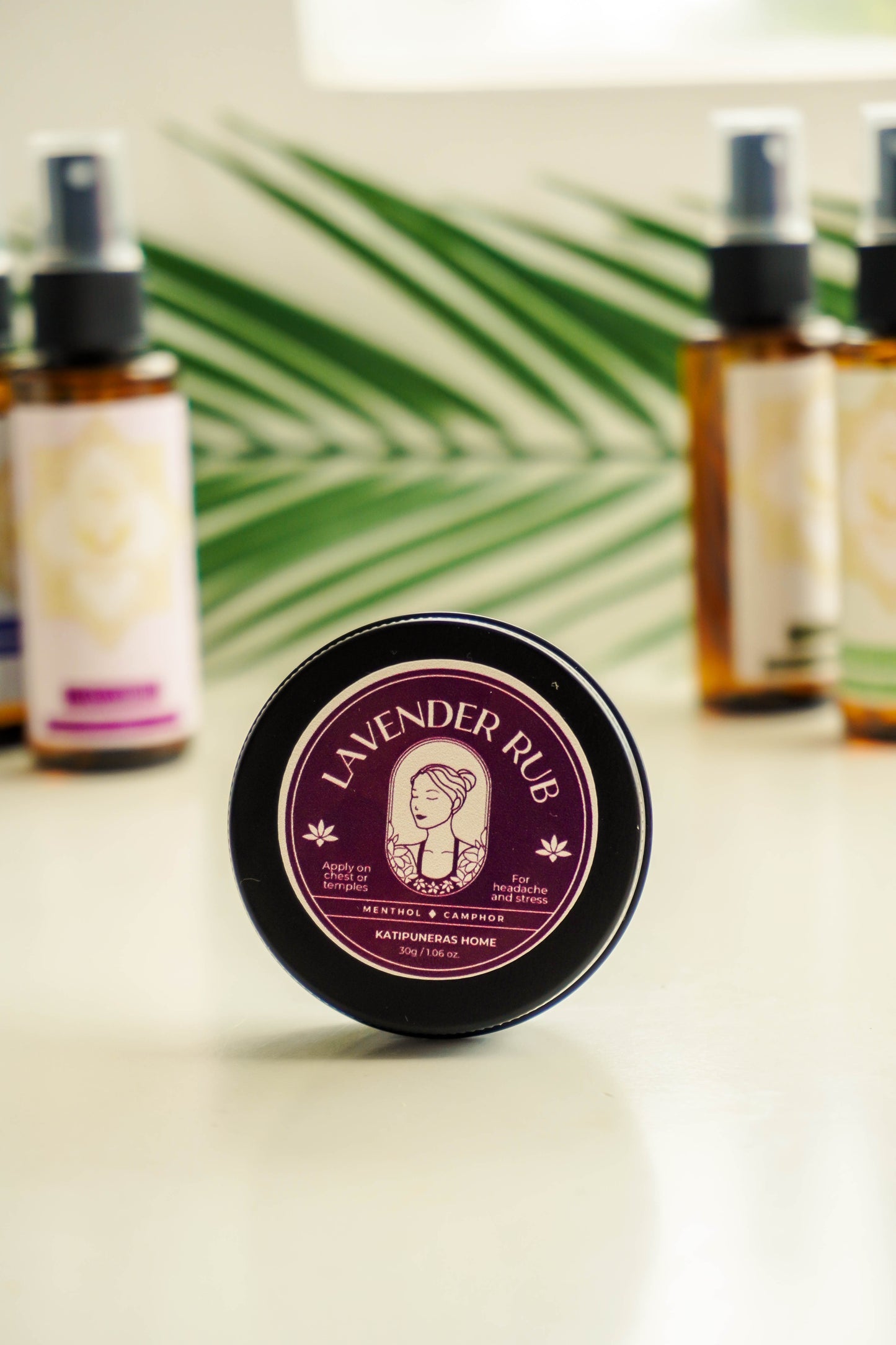 Lavender Vapor Rub – 10g & 30g | Natural Soothing Balm with Cocoa Butter