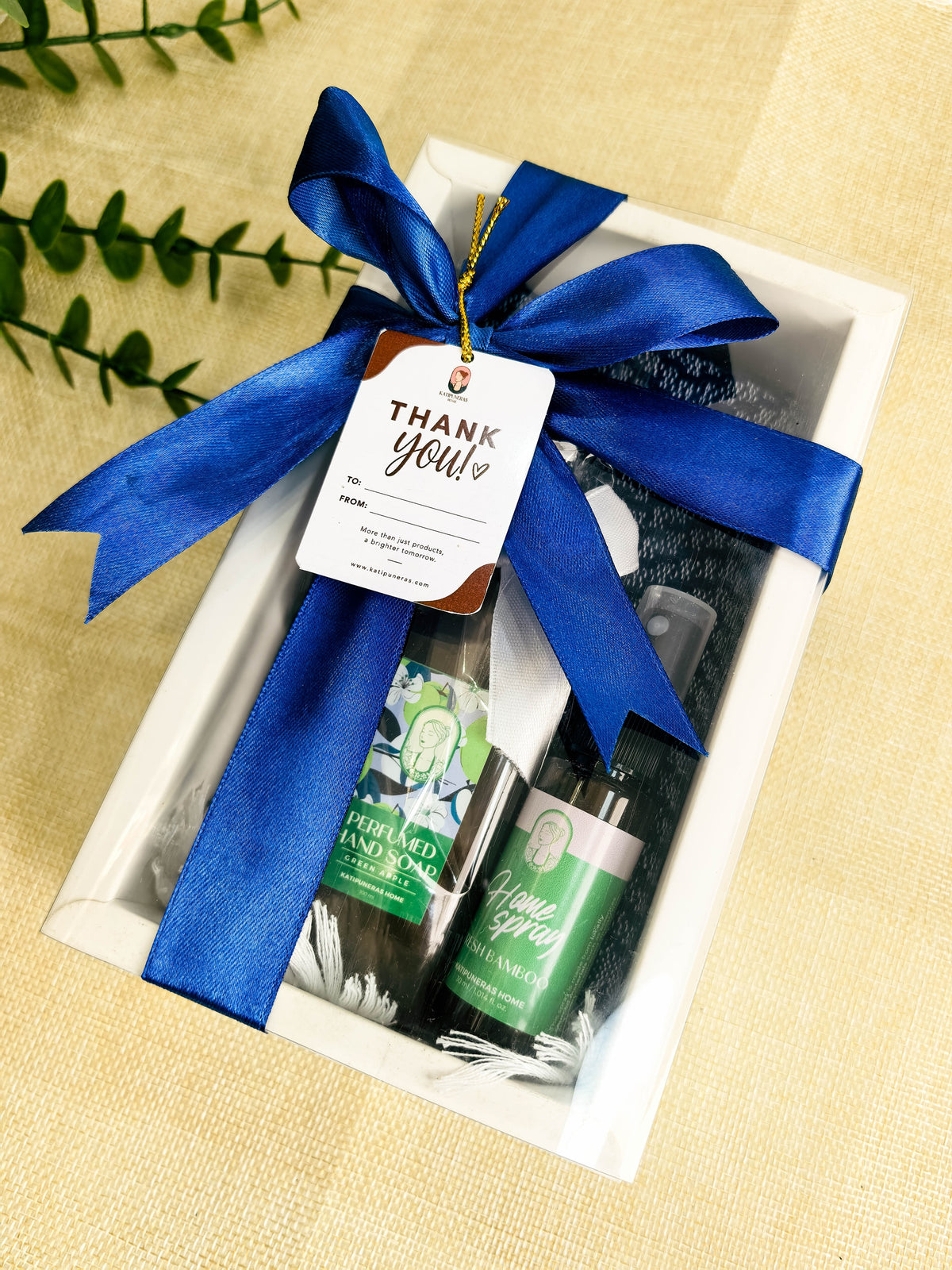 Local Comfort Gift Set | Inabel Towel + Home Spray 30ml + Hand Soap 100ml
