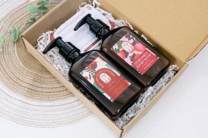 Clean & Care Gift Set | Perfumed Hand Sanitizer + Perfumed Hand Soap