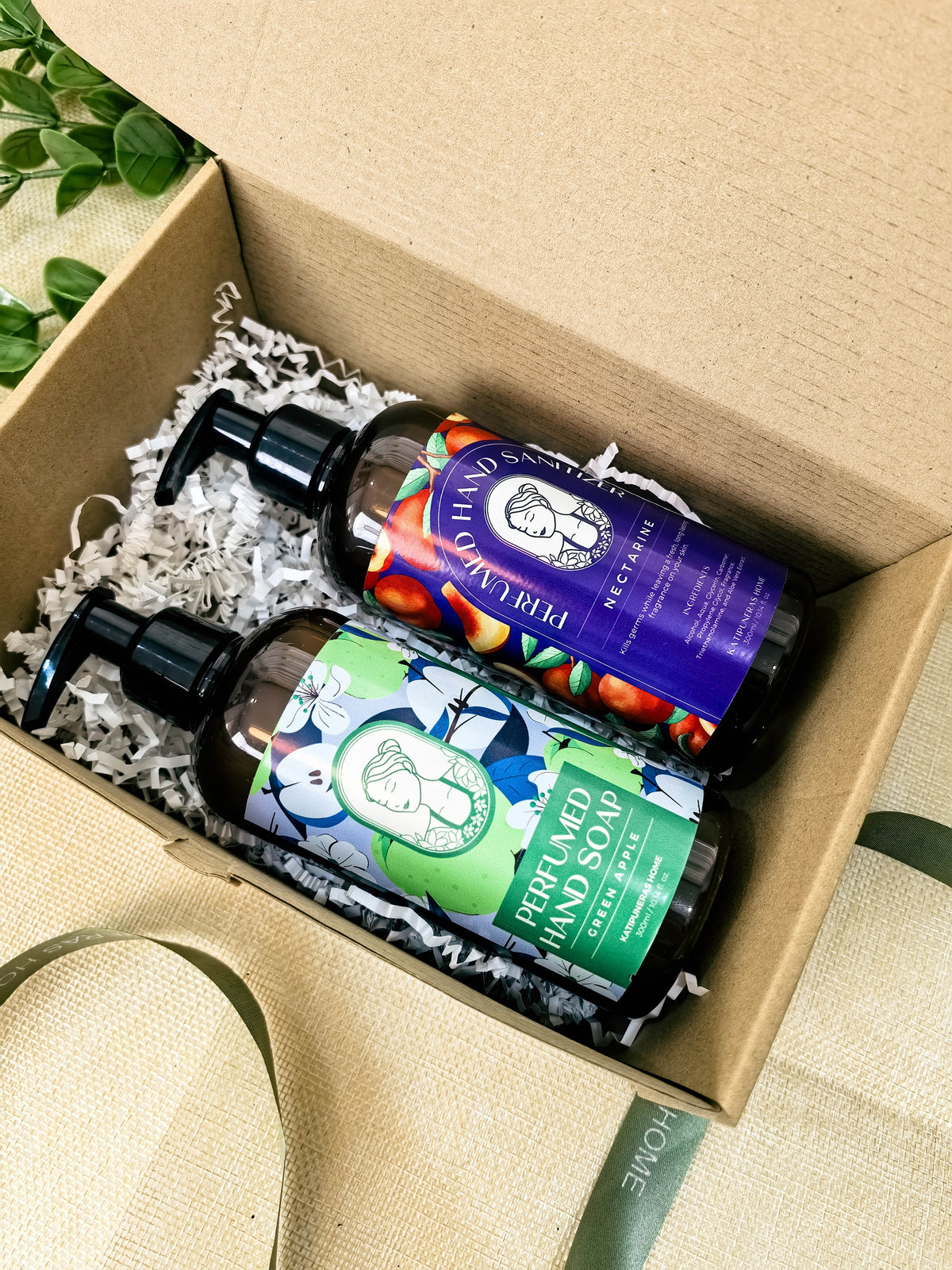 Clean & Care Large Gift Set | Hand Soap 300ml + Hand Sanitizer 300ml