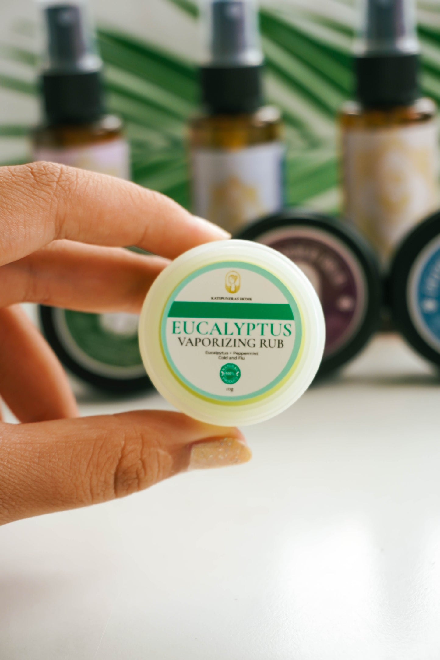 Eucalyptus Balm – 10g & 30g | Natural Cold & Flu Relief with Cocoa Butter