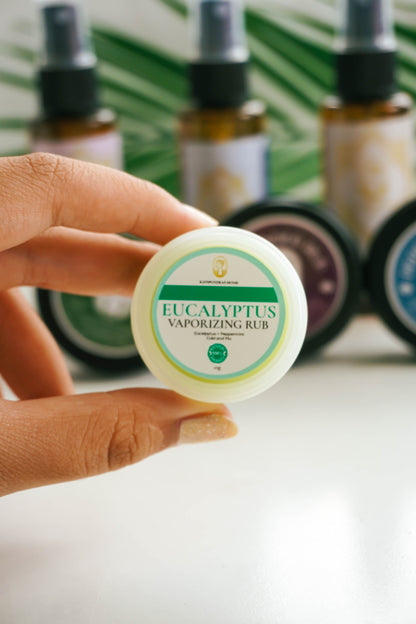 Eucalyptus Balm – 10g & 30g | Natural Cold & Flu Relief with Cocoa Butter