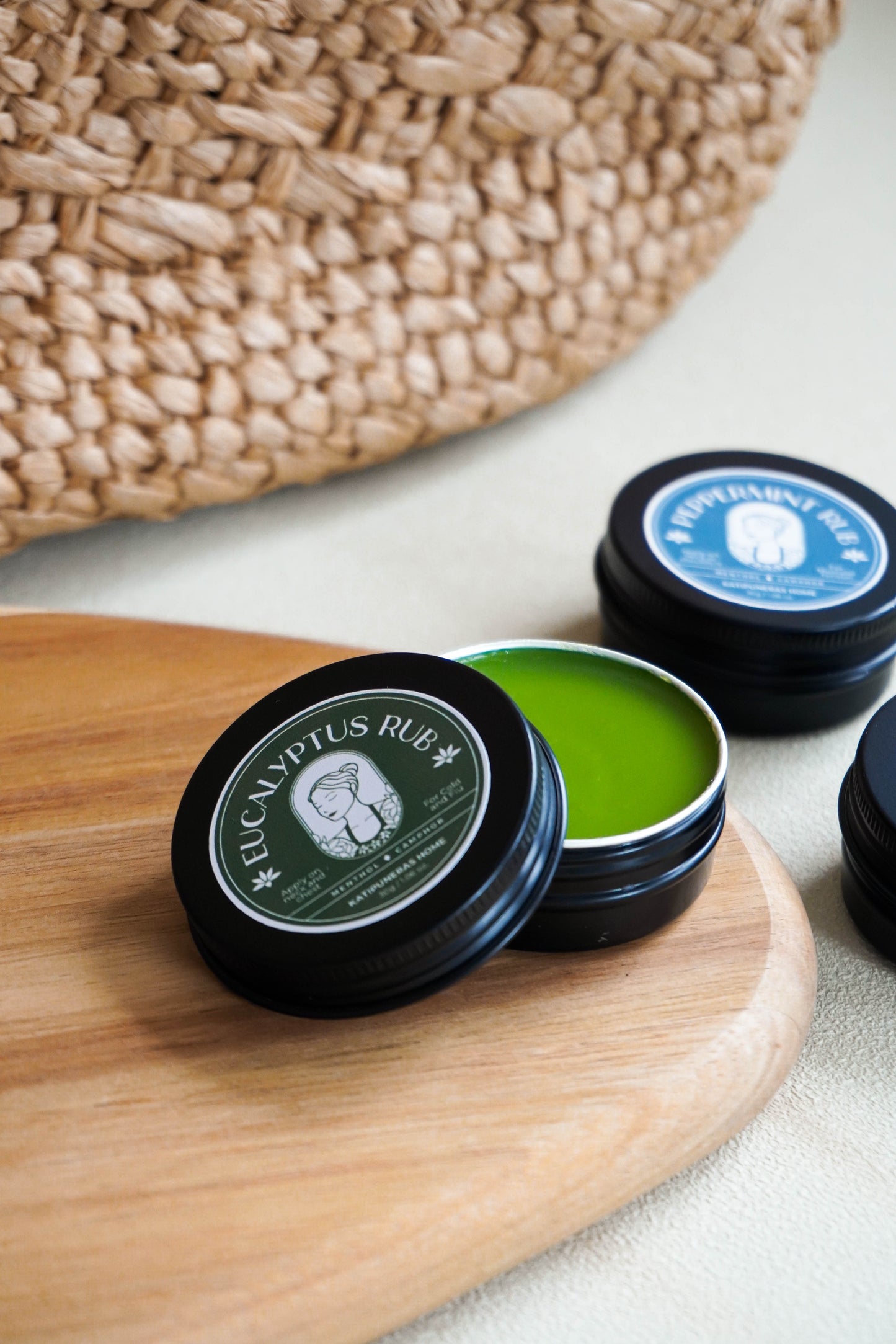Eucalyptus Balm – 10g & 30g | Natural Cold & Flu Relief with Cocoa Butter
