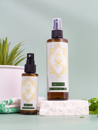 Katipuneras green tea room spray for daily use in 60 ml and 120 ml