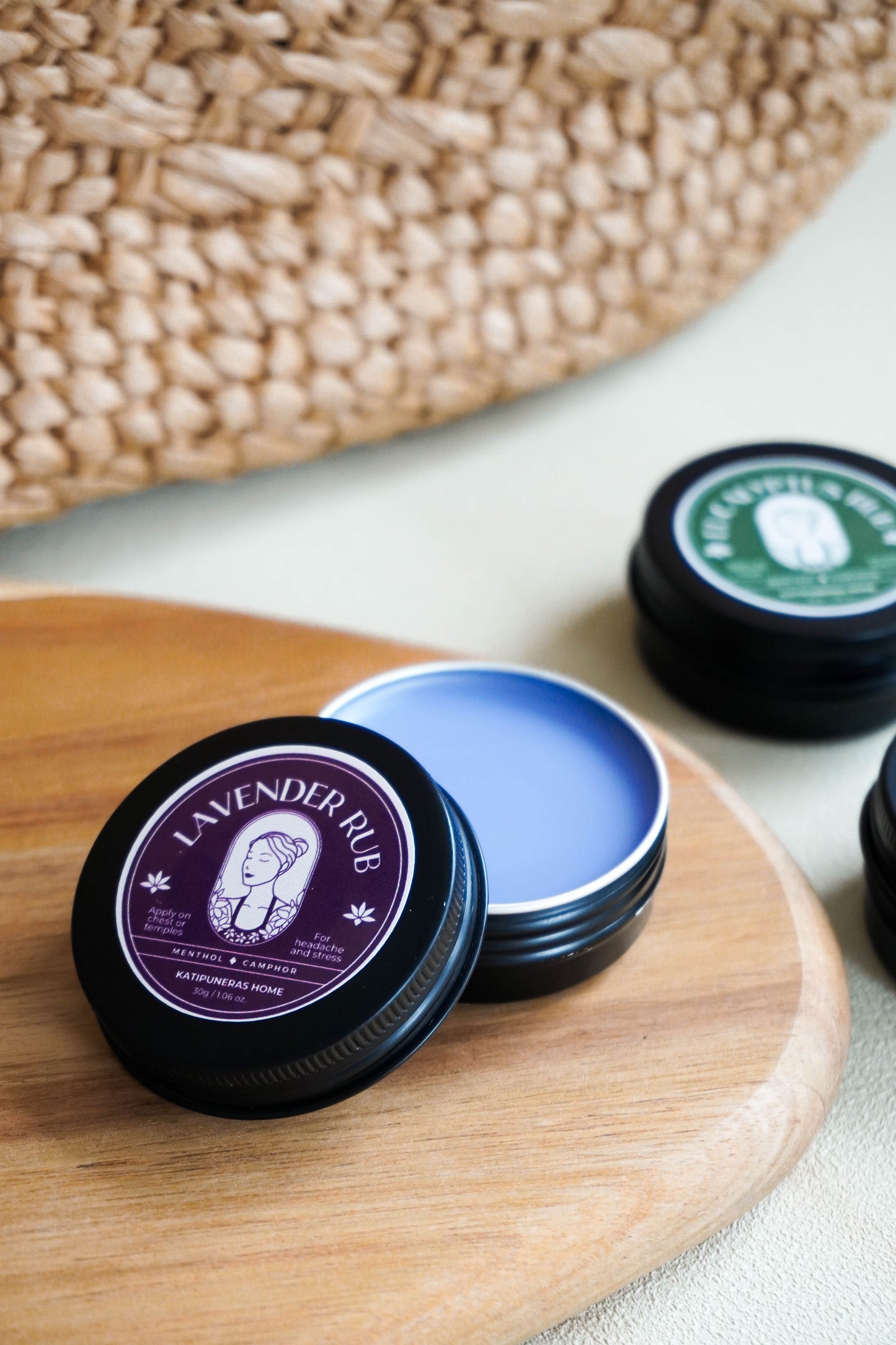 Lavender Vapor Rub – 10g & 30g | Natural Soothing Balm with Cocoa Butter