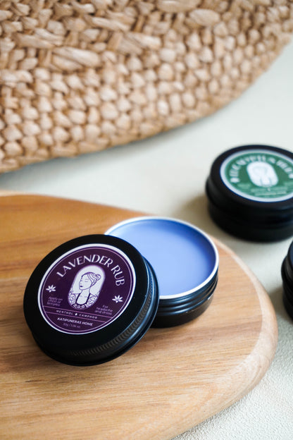 Lavender Vapor Rub – 10g & 30g | Natural Soothing Balm with Cocoa Butter