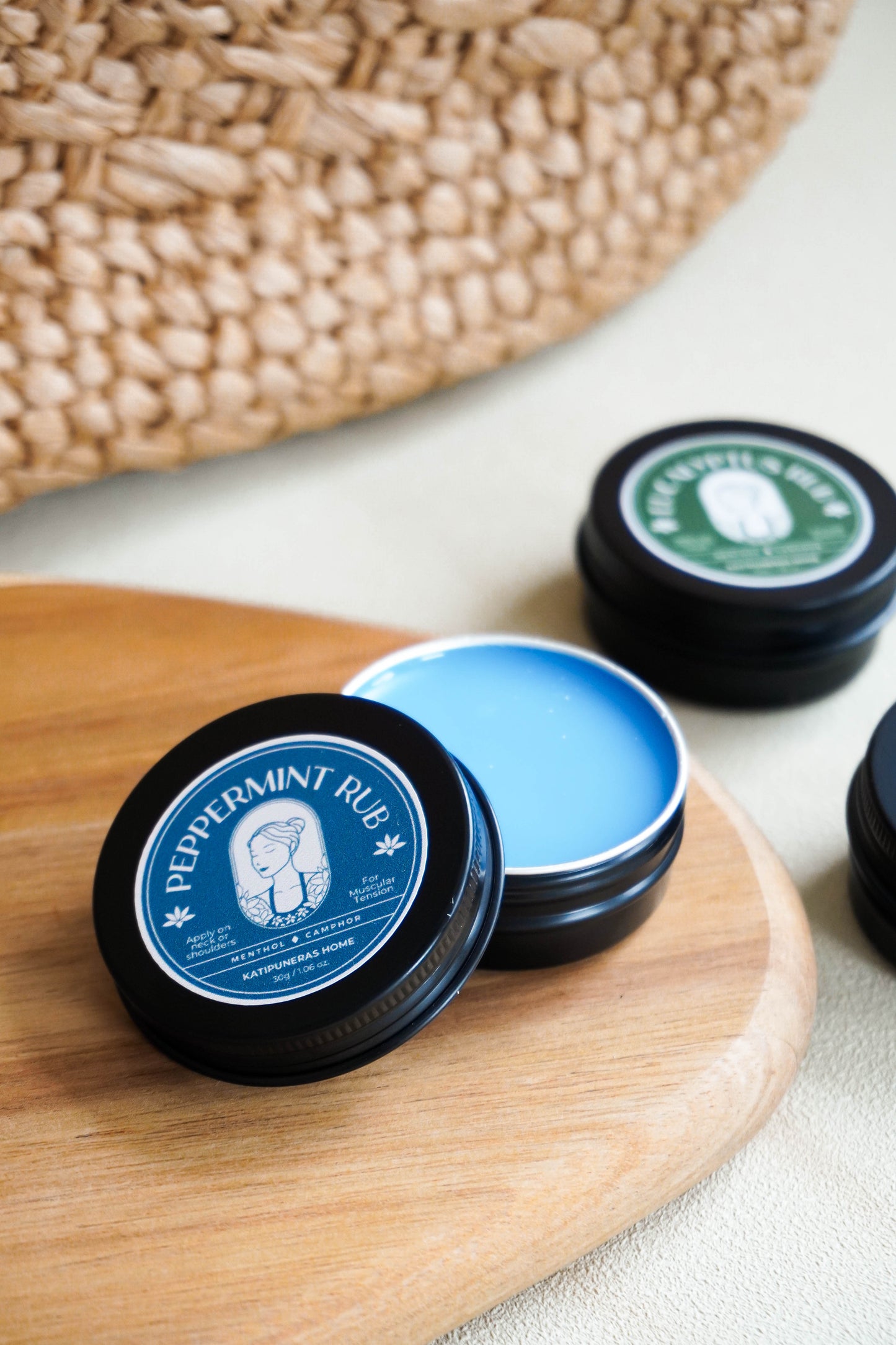 Peppermint Balm – 10g & 30g | Muscle Pain & Back Relief with Cocoa Butter