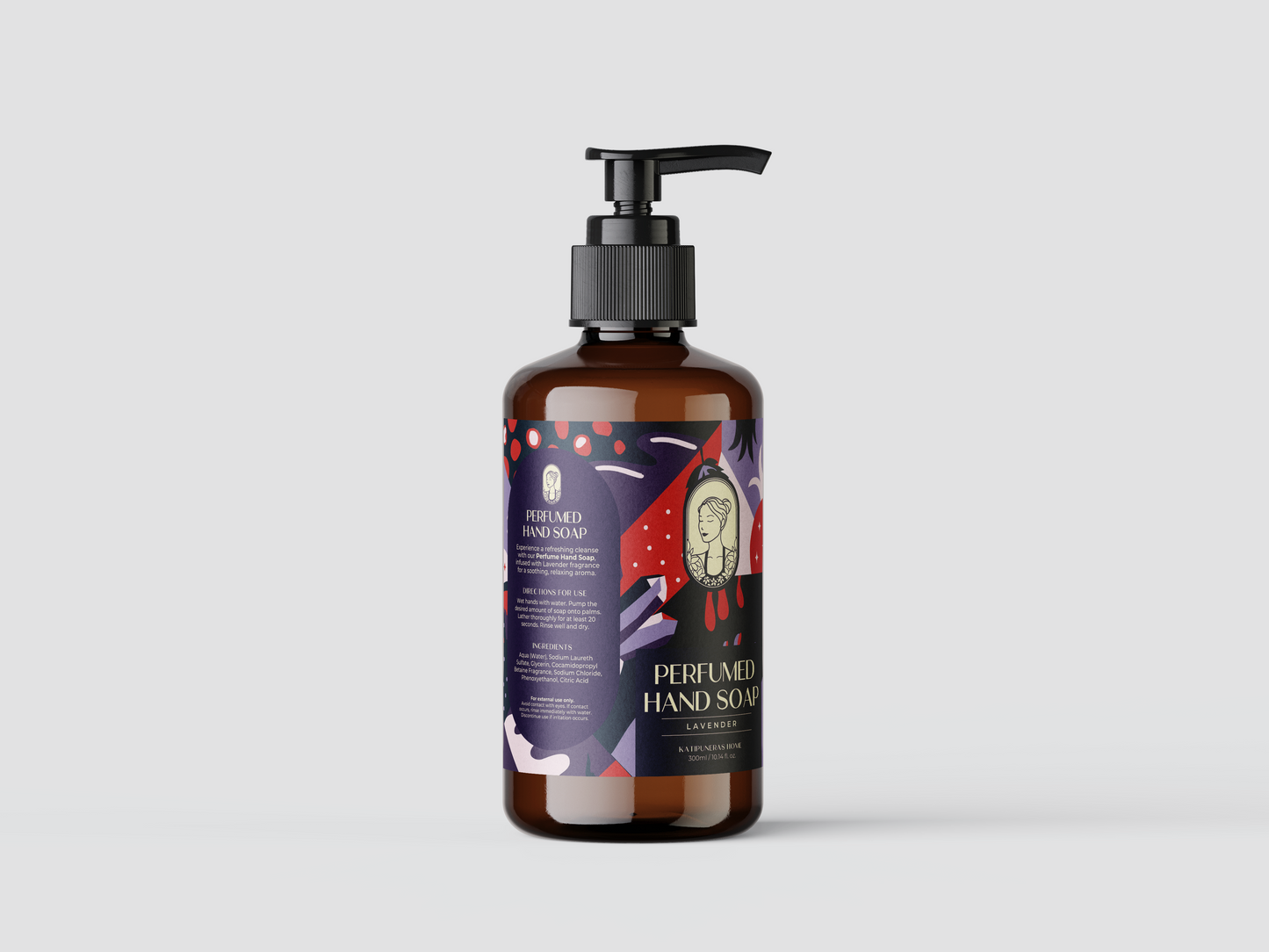 Perfumed Hand Soap – Lavender & Basil | Gentle, Moisturizing & Naturally Fragrant