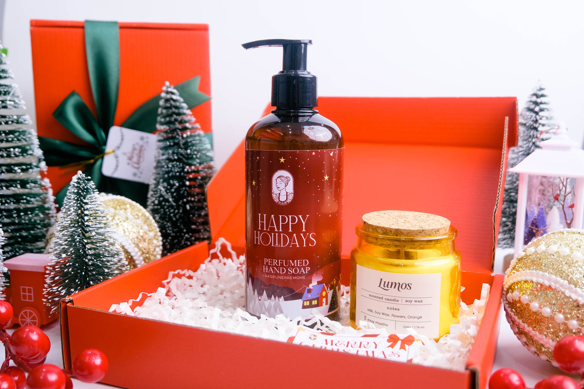 Clean & Calm Gift Set | Perfumed Hand Soap + Lumos Scented Candle