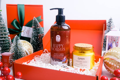 Clean & Calm Gift Set | Perfumed Hand Soap + Lumos Scented Candle