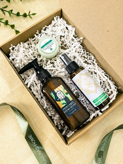 Everyday Wellness Gift Set | Hand Soap 100ml + Home Spray 60ml + Vapor Rub 10g