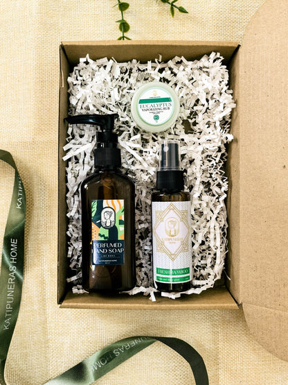 Everyday Wellness Gift Set | Hand Soap 100ml + Home Spray 60ml + Vapor Rub 10g