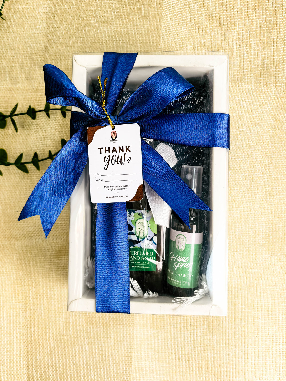 Local Comfort Gift Set | Inabel Towel + Home Spray 30ml + Hand Soap 100ml