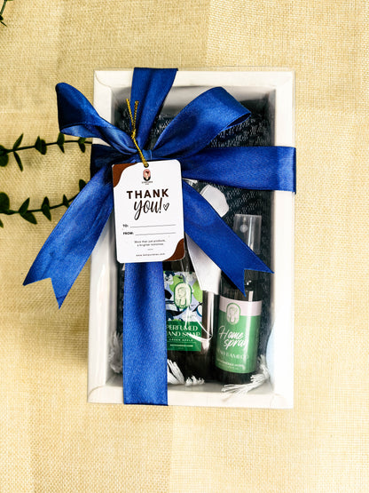 Local Comfort Gift Set | Inabel Towel + Home Spray 30ml + Hand Soap 100ml