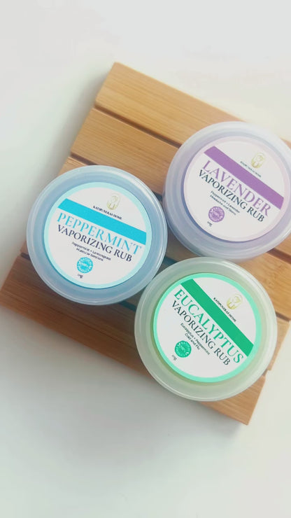 Eucalyptus Balm – 10g & 30g | Natural Cold & Flu Relief with Cocoa Butter